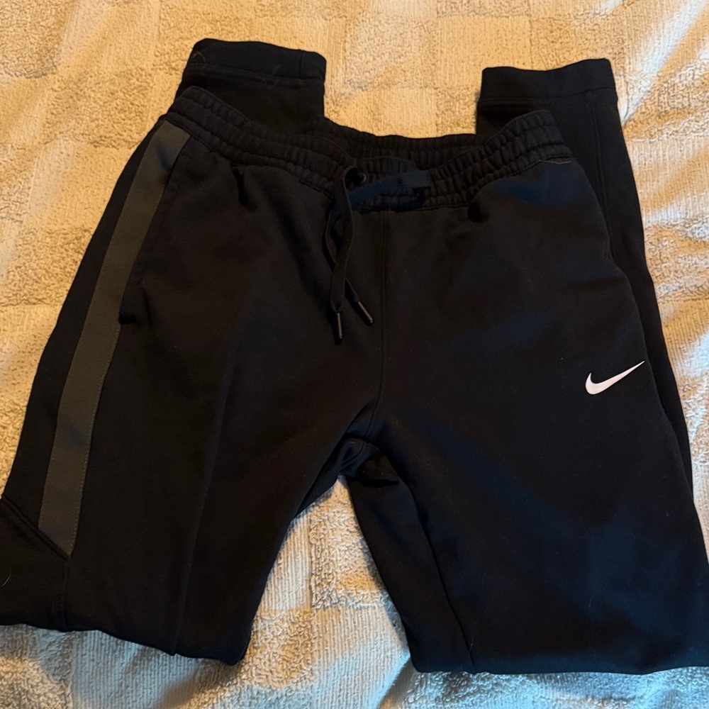Nike Kids Black and Gray Sweatpants